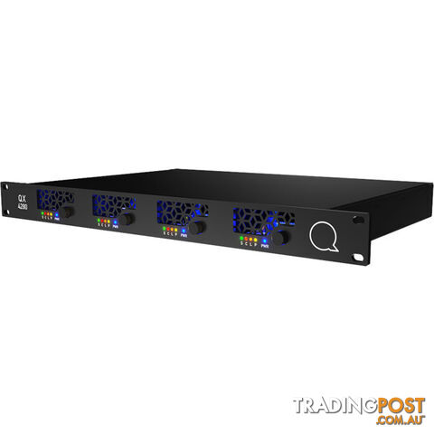 QX4280 4 X 280 WATT POWER AMPLIFIER 4 OHM & 70/100V