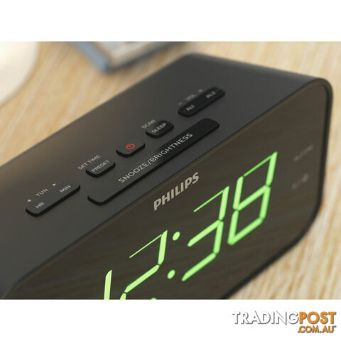 TAR3306 LARGE DISPLAY CLOCK RADIO FM PHILIPS - photo 4 of 4