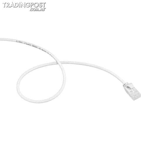 LC6SL0100WH 1M SLIM CAT6 PATCH LEAD WHITE ULTRA THIN - photo 3 of 3