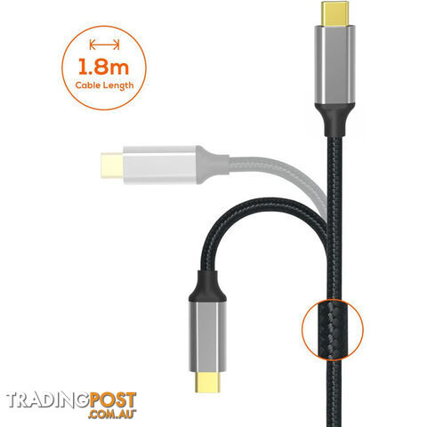 LC7970 1.8M 4K USB-C TO DISPLAY PORT TOUGHLINK - photo 5 of 7