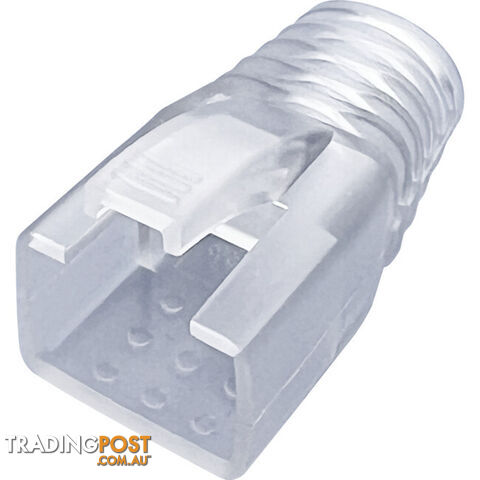 PK4092 CLEAR 8.5MM PVC RUBBER BOOT FOR SHIELDED SNAP PLUG SUITS EXTERNAL GROUND PACK OF 100 - photo 2 of 4