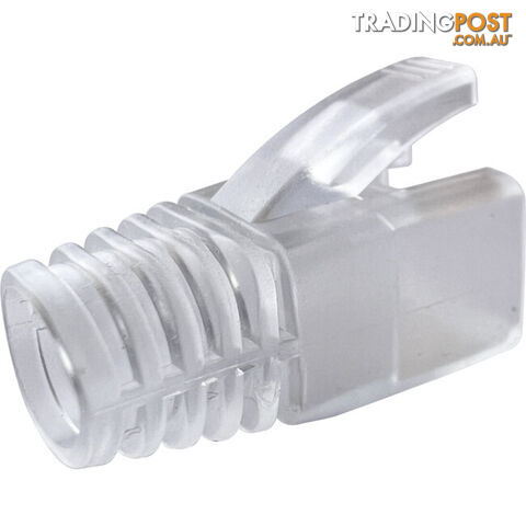 PK4092 CLEAR 8.5MM PVC RUBBER BOOT FOR SHIELDED SNAP PLUG SUITS EXTERNAL GROUND PACK OF 100 - photo 3 of 4