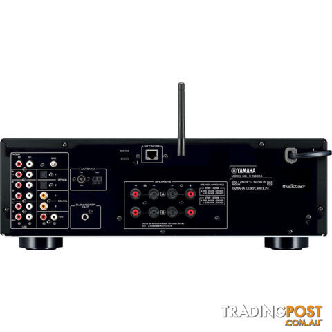 RN600AB BLACK 2 CHANNEL NETWORK RECEIVER 80W RMS PER CH - 20 HZ-20 KHZ 0.07 % THD