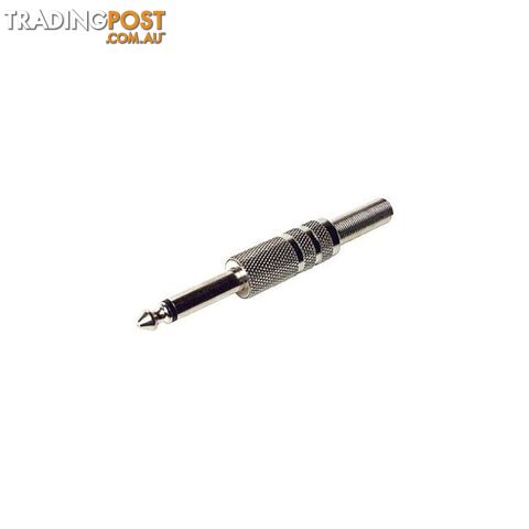 PD1417 6.3MM MONO PHONO PLUG METAL SPRING PROTECTION