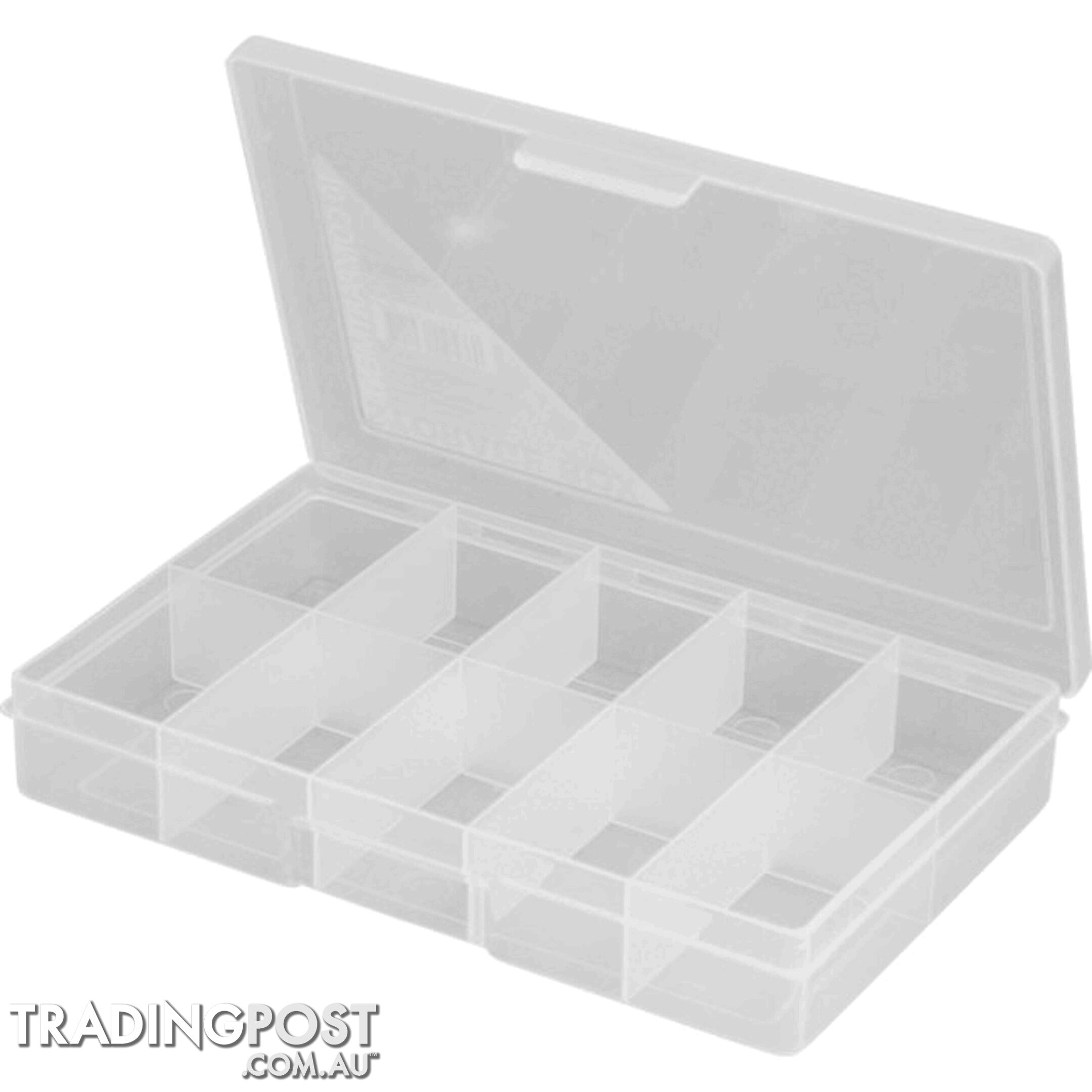1H033 10 COMPARTMENT STORAGE BOX SMALL PLASTIC CASE