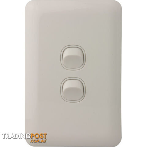 S2W SUPER SLIM DOUBLE LIGHT SWITCH WAFER SERIES