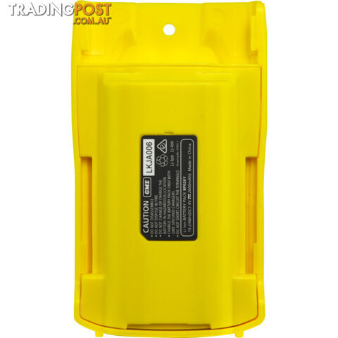 BP026Y YELLOW 2600MA LI-ION BATTERY SUIT TX6160XY