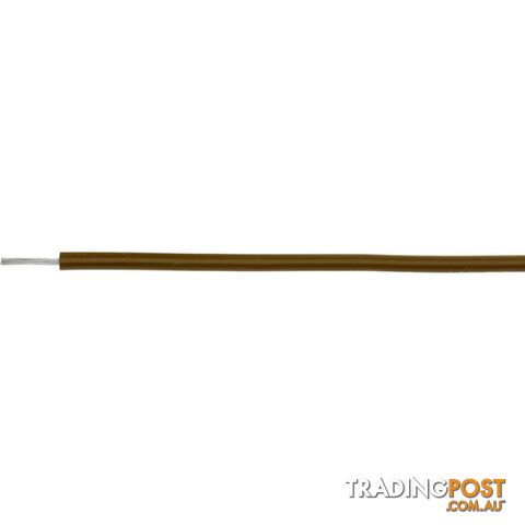 16-.2BR-1M BROWN HOOKUP WIRE/ CABLE-1M 3A - PER METRE