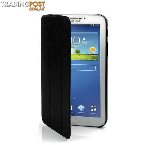 T3-7CASBLK GALAXY TAB3 7" SLIM CASE BLACK ULTRA THIN TRI-FOLD MBEAT