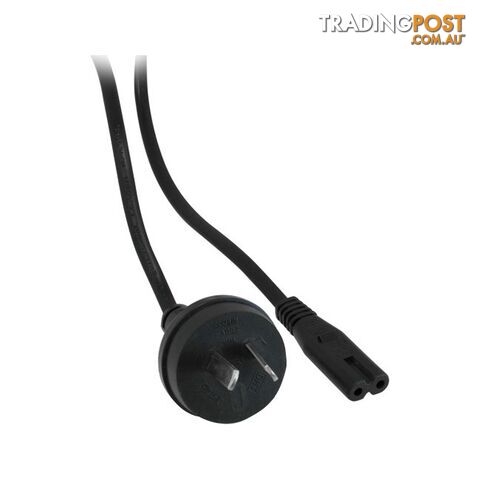 720AC 2M 240V AC MAINS TO FIGURE 8 IEC-C7 ROUND FIG8 BLACK 713AC - photo 1 of 1