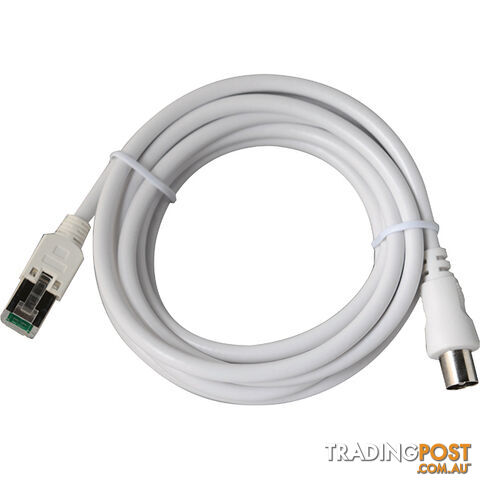 KLE02 RJ45 TO PAL BALUN TRANSFORMER CABLE TO SUIT CAT01 KINGRAY