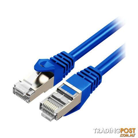 LC8016 20M CAT7 10GBE ETHERNET CABLE BLUE TRIPLE SHIELDING - photo 3 of 4