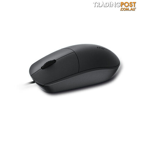 N100BK WIRED OPTICAL MOUSE 1600DPI BLACK - RAPOO
