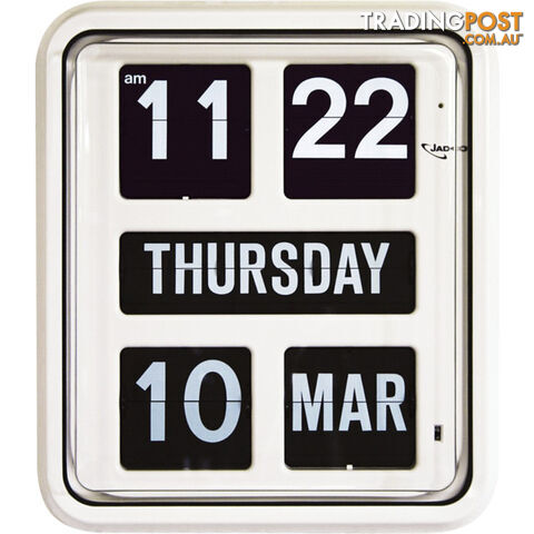 BQ170 GIANT DIGITAL CALENDAR CLOCK BLACK - JADCO