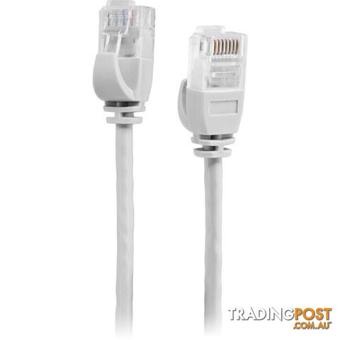 LC6SL0050WH 0.5M SLIM CAT6 PATCH LEAD WHITE ULTRA THIN