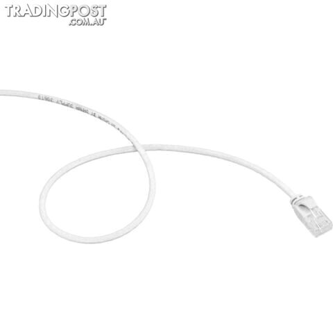 LC6SL0050WH 0.5M SLIM CAT6 PATCH LEAD WHITE ULTRA THIN - photo 3 of 3