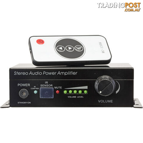 PRO1358 STEREO AUDIO POWER AMPLIFIER WITH REMOTE CONTROL - photo 4 of 6