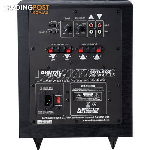 SUB80 8'' POWERED SUBWOOFER - photo 2 of 2