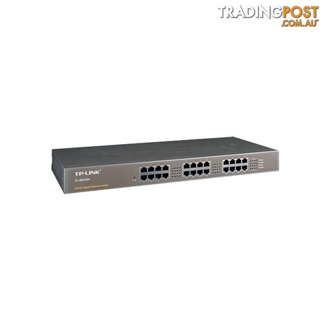 TLSG1024 24 PORT GIGABIT NETWORK SWITCH METAL RACK MOUNT 10/100/1000M