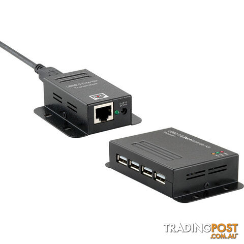 UE4P 4 PORT USB 2.0 CAT5 EXTENDER 50M INDUSTRIAL