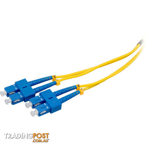 FP7600 SM FIBRE PATCH LEAD SC-SC 2M SINGLE MODE OS2 DX 3.0MM LSZH