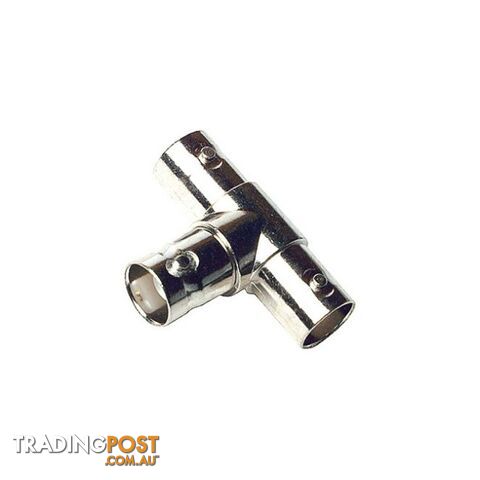PA6432 BNC SOCKET TO 2X BNC SOCKET ADAPTOR T-PIECE 'T'