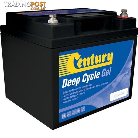 C12-40DG 12V 40AMP DEEP CYCLE GEL BATTERY - CENTURY