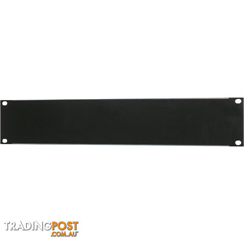 H5142 RACK PANEL BLACK STEEL 2U 19"