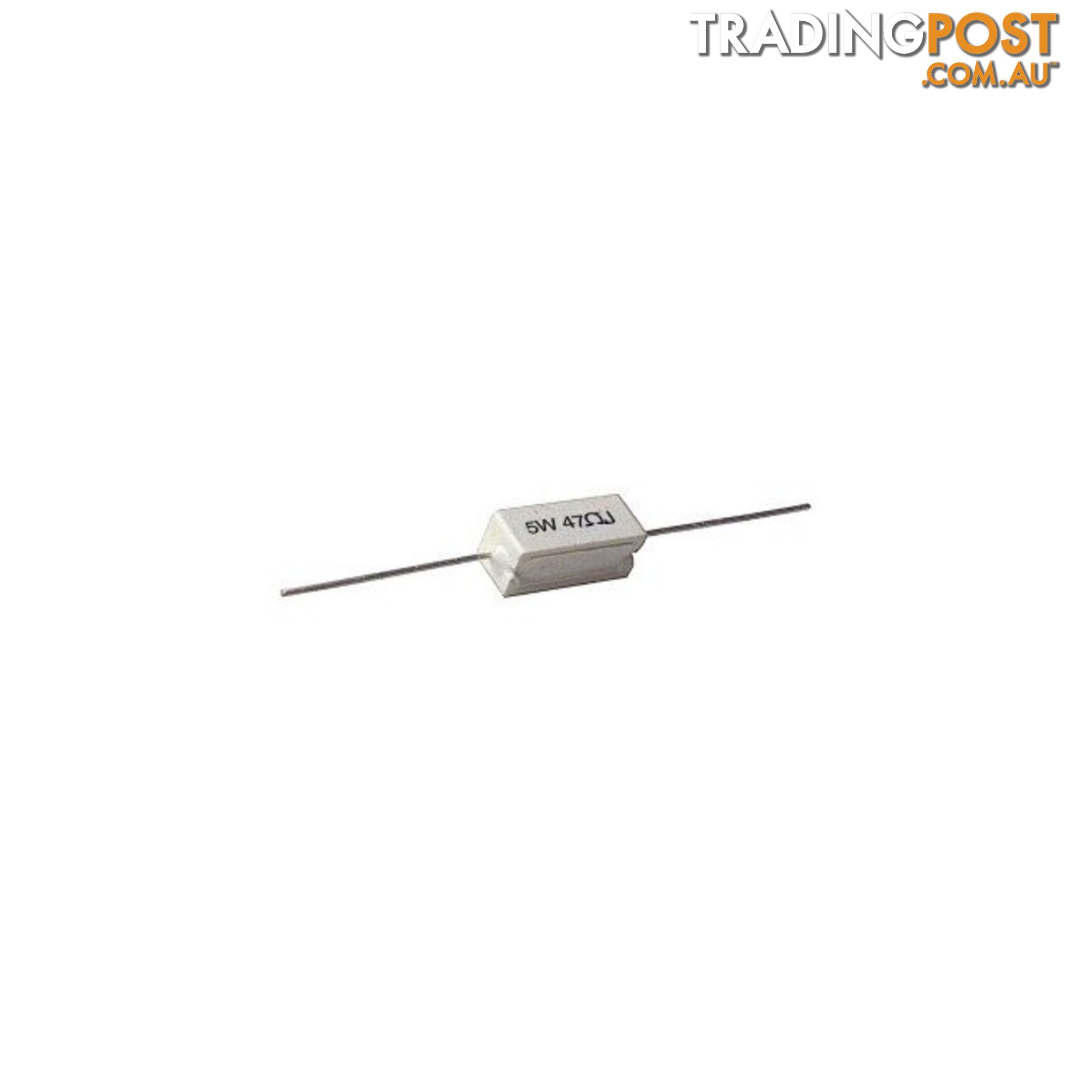 PW5-390R 390 OHM WIREWOUND RESISTOR PW5 5 WATT