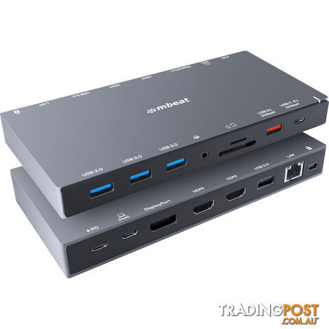 UCDX15 15 IN 1 TRIPLE DISPLAY USB-C DOCK