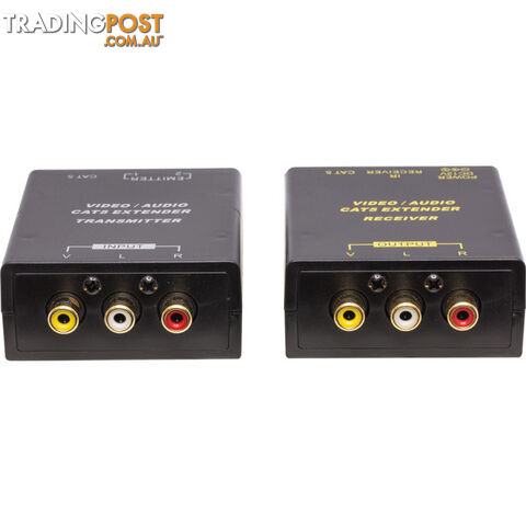 PRO1211 COMPOSITE VIDEO CAT5 EXTENDER STEREO AUDIO WITH IR BALUN - photo 2 of 5