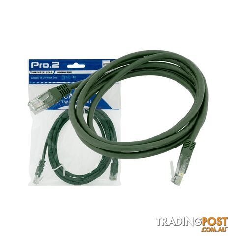 LC7141G 3M GREEN CAT5E PATCH LEAD PRO2