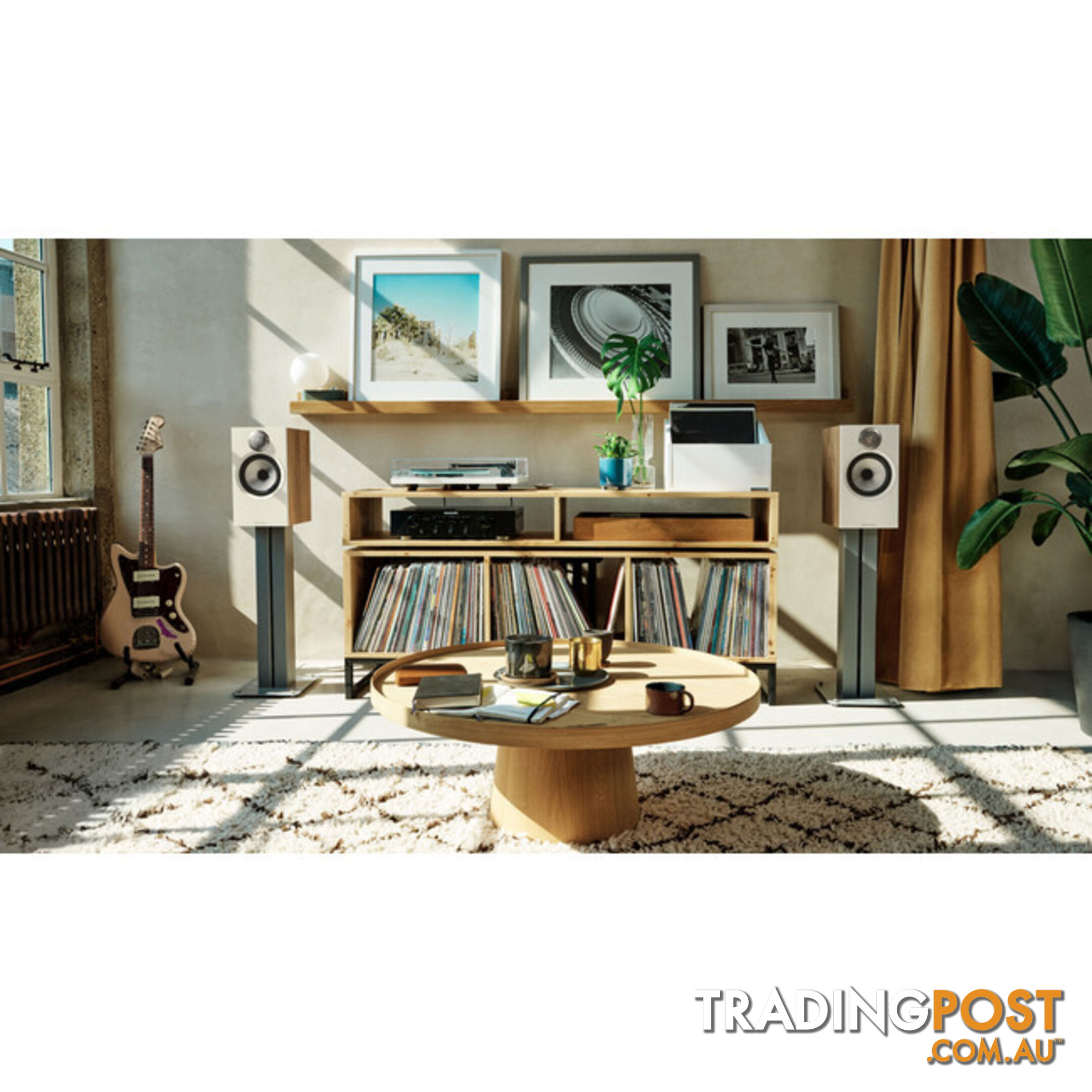 606S3O 2-WAY BOOKSHELF SPEAKERS OAK FINISH