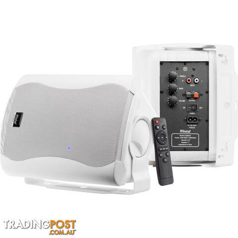 CLB6AW 6" ACTIVE BOX SPEAKERS WITH BLUETOOTH RENAMING WHITE 60W RMS 130W MAX