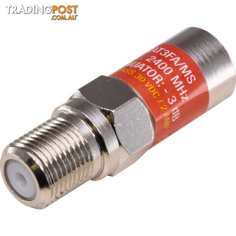 CAT3FA/MS 3DB ATTENUATOR F PLUG TO F SOCKET