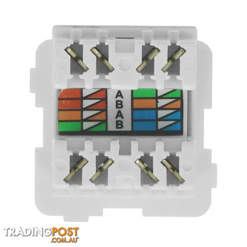 PK4549 RJ45 CAT6A MECHANISM SOCKET SUITS CLIPSAL - photo 3 of 4