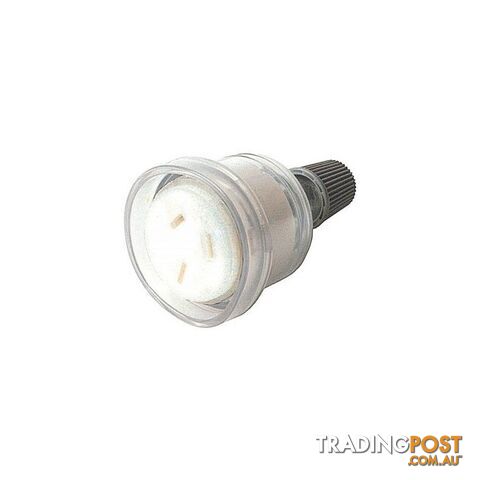CD7P15CL 15A EXTENSION LEAD SOCKET CLEAR HPM