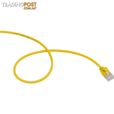 LC6SL0300YL 3M SLIM CAT6 PATCH LEAD YELLOW ULTRA THIN - photo 3 of 3