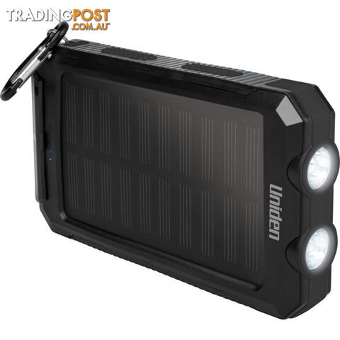 UPP80S 8000MAH SOLAR POWER BANK PORTABLE CHARGER - UNIDEN