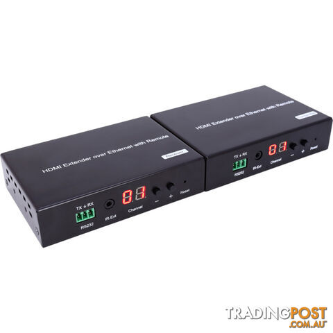 HDMIIPPRO HDMI OVER IP EXTENDER WITH POE 120M REMOTE IR H.264 - photo 2 of 10