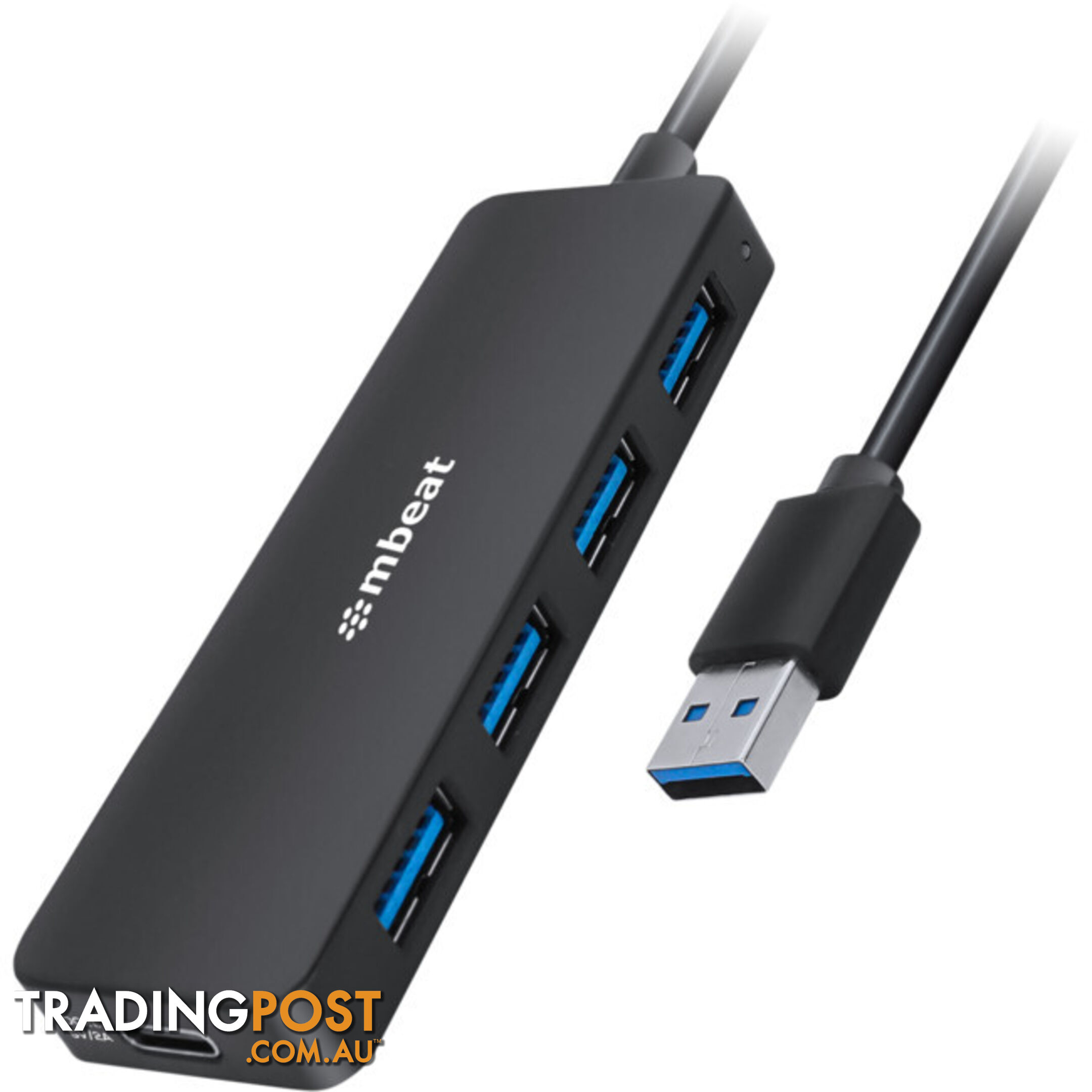 U3H5K 4 PORT USB3.0 HUB WITH USB-C DC PORT