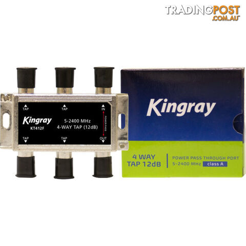 KT412F 4 WAY 12DB TAP 5-2400MHZ POWER PASS FOX APP F30954