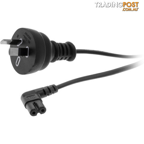 R720AC 240V AC MAINS TO FIGURE 8 - 2M IEC C7 FIG8 RIGHT ANGLE BLACK - photo 1 of 1