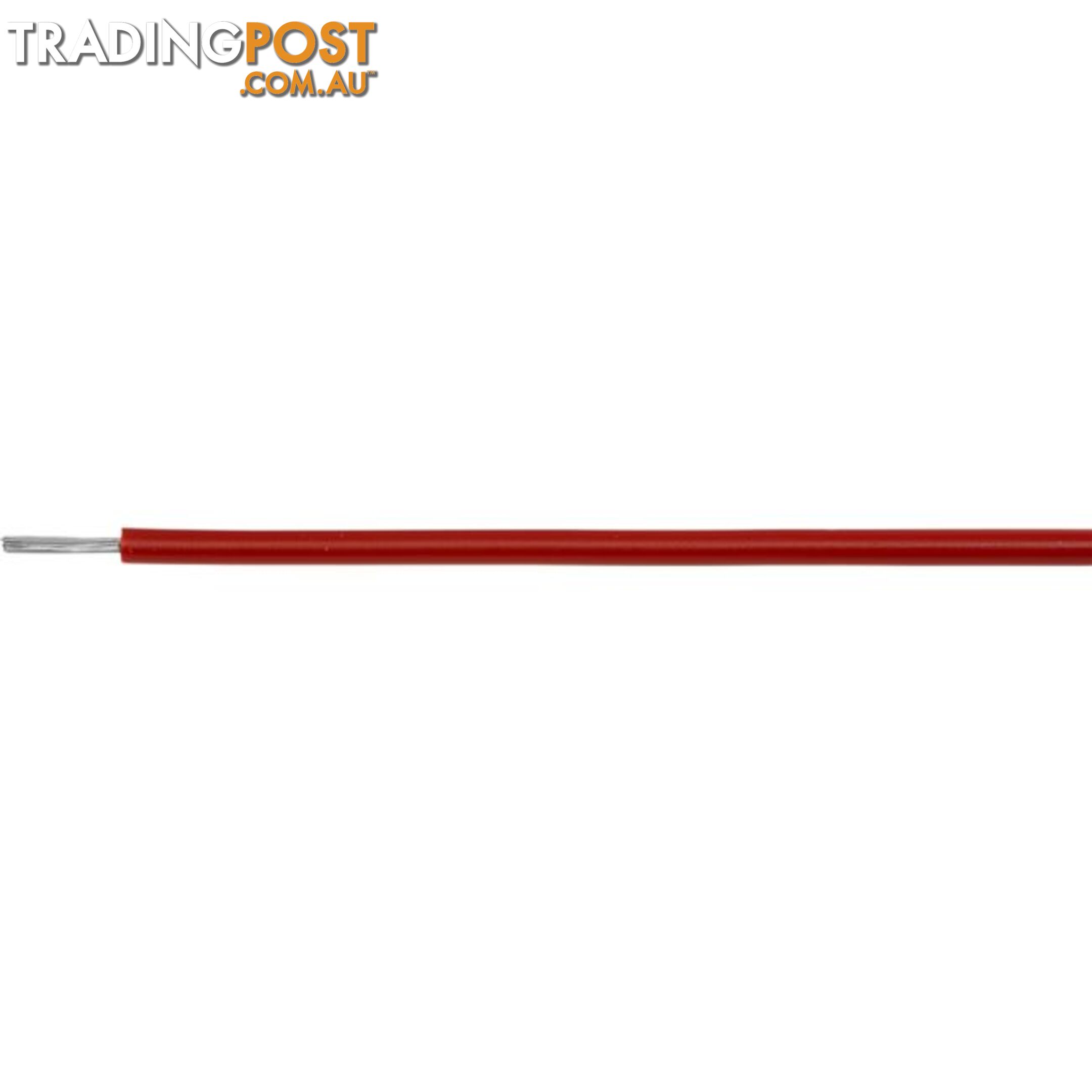 24-.2R-1M RED HOOKUP WIRE/ CABLE-1M 7A - PER METRE