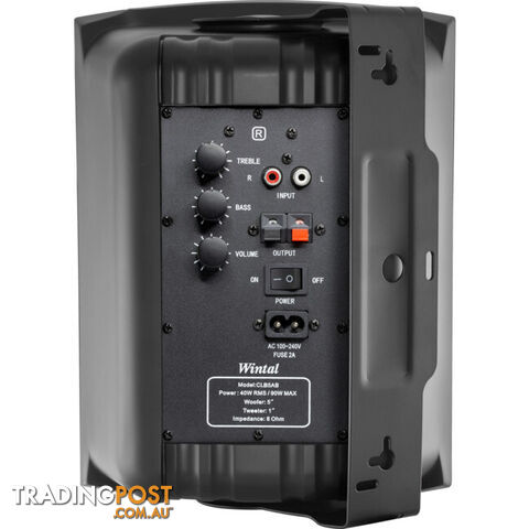 CLB5AB 5" ACTIVE BOX SPEAKERS WITH BLUETOOTH RENAMING BLACK 40W RMS 90W MAX - photo 4 of 5