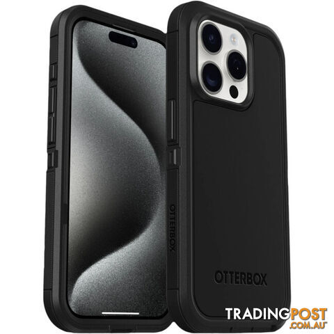 IPH15PDXMB DEFENDER XT MAGSAFE IPHONE 15 PRO (6.1") CASE BLACK - photo 2 of 4