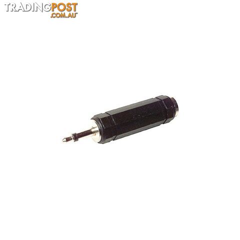 PA1017 3.5MM MONO PLUG TO 6.3MM MONO SOCKET ADAPTOR
