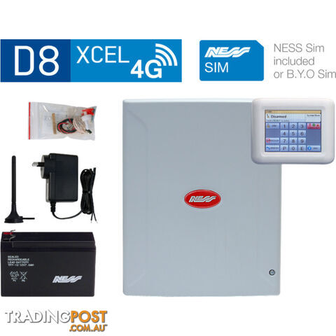 K-9308 D8XCEL4G PANEL WITH NAVIGATOR KEYPAD & 4G SIM