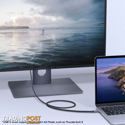 LC7976 1.8M USB-C TO HDMI CABLE 4K TOUGHLINK - photo 2 of 7