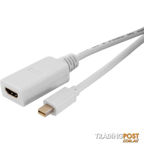 LC6152 2M MINI DISPLAYPORT TO HDMI MINI DISPLAY PLUG HDMI SOCKET